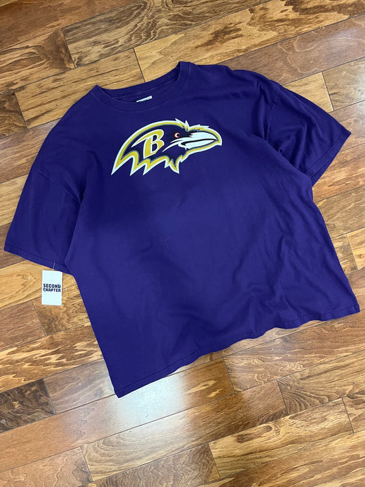 00s Baltimore Ravens Joe Flacco Jersey Tee (XXXL)