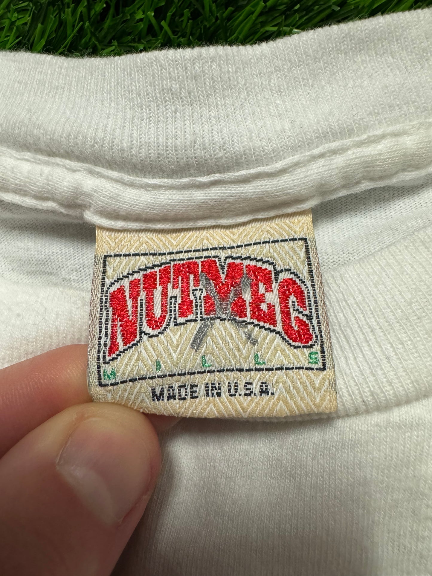 1989 Chicago Cubs Nutmeg Vintage White MLB Tee (XL)