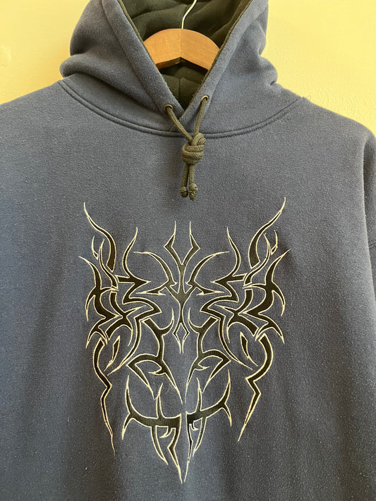 2000’s Sapphire Lounge Y2K Tribal Hoodie (L)