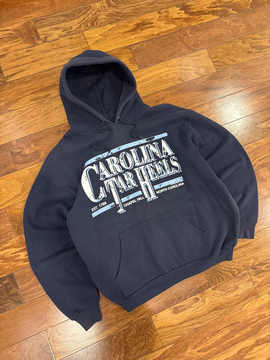 90s University of North Carolina (UNC) Vintage Lee Faded Hoodie (L)
