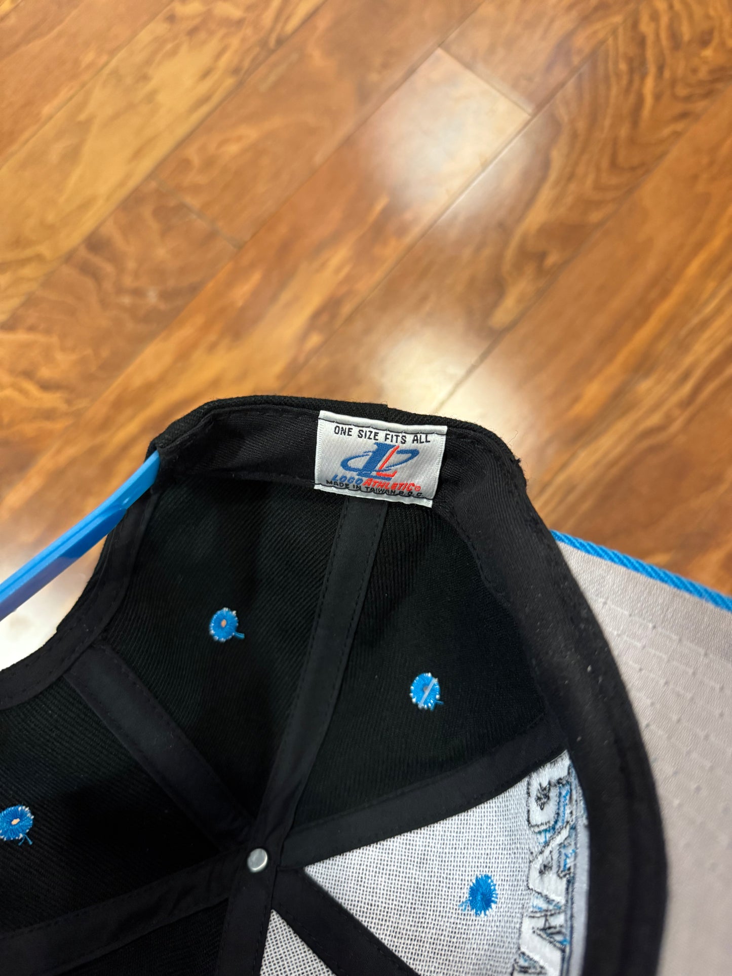 90s Carolina Panthers Logo Athletic Deadstock Vintage Sideline Hat (OS)