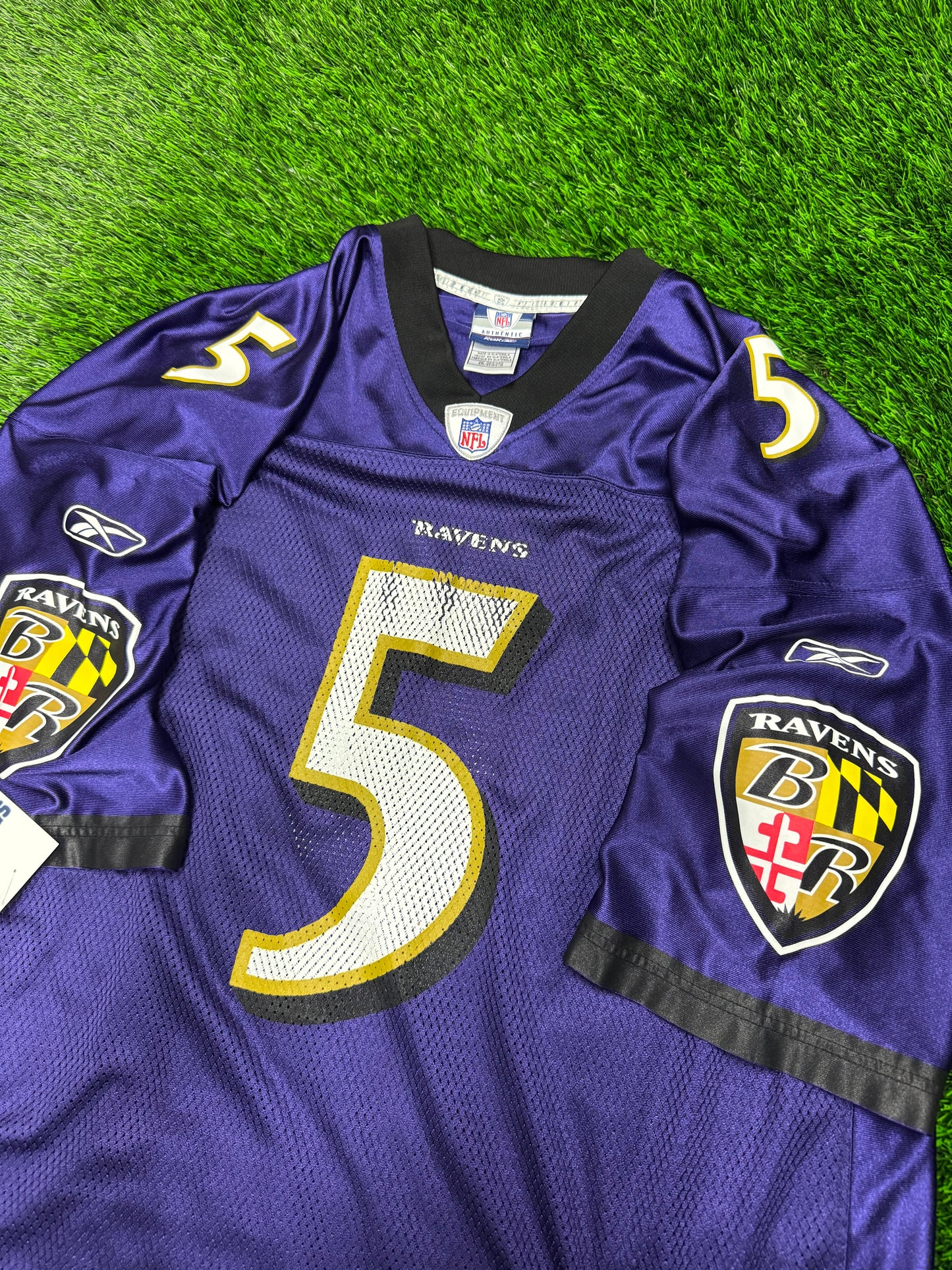 Baltimore Ravens Joe Flacco #5 Reebok Jersey (XXL)
