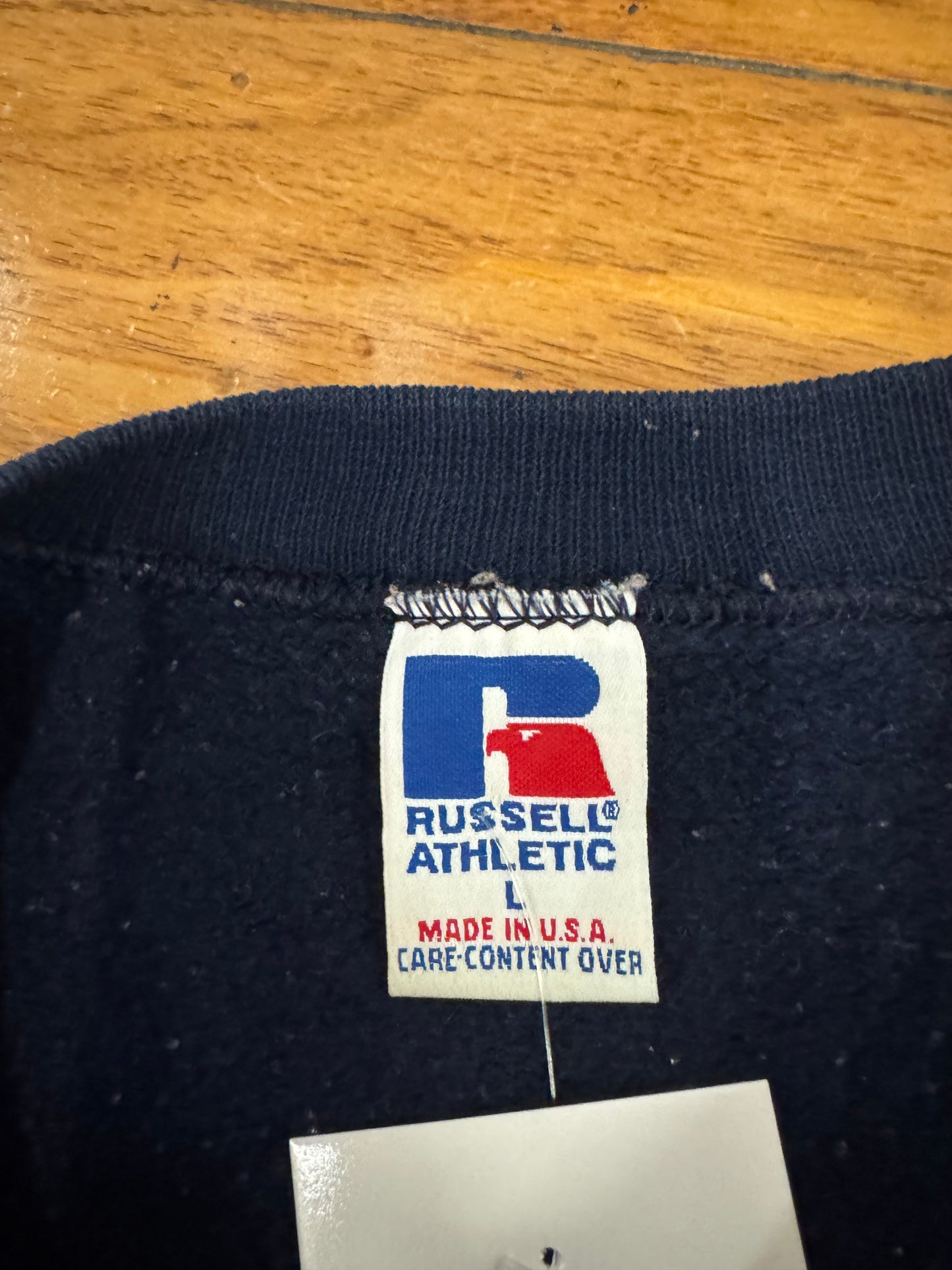 90s Russell Athletics Spell Out Essential Crewneck (L)