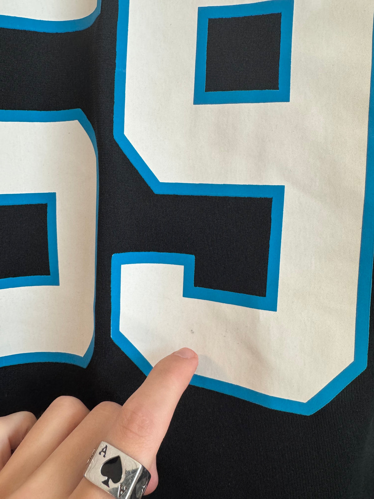 2010s Carolina Panthers Luke Kuechly Nike Home Jersey (M)