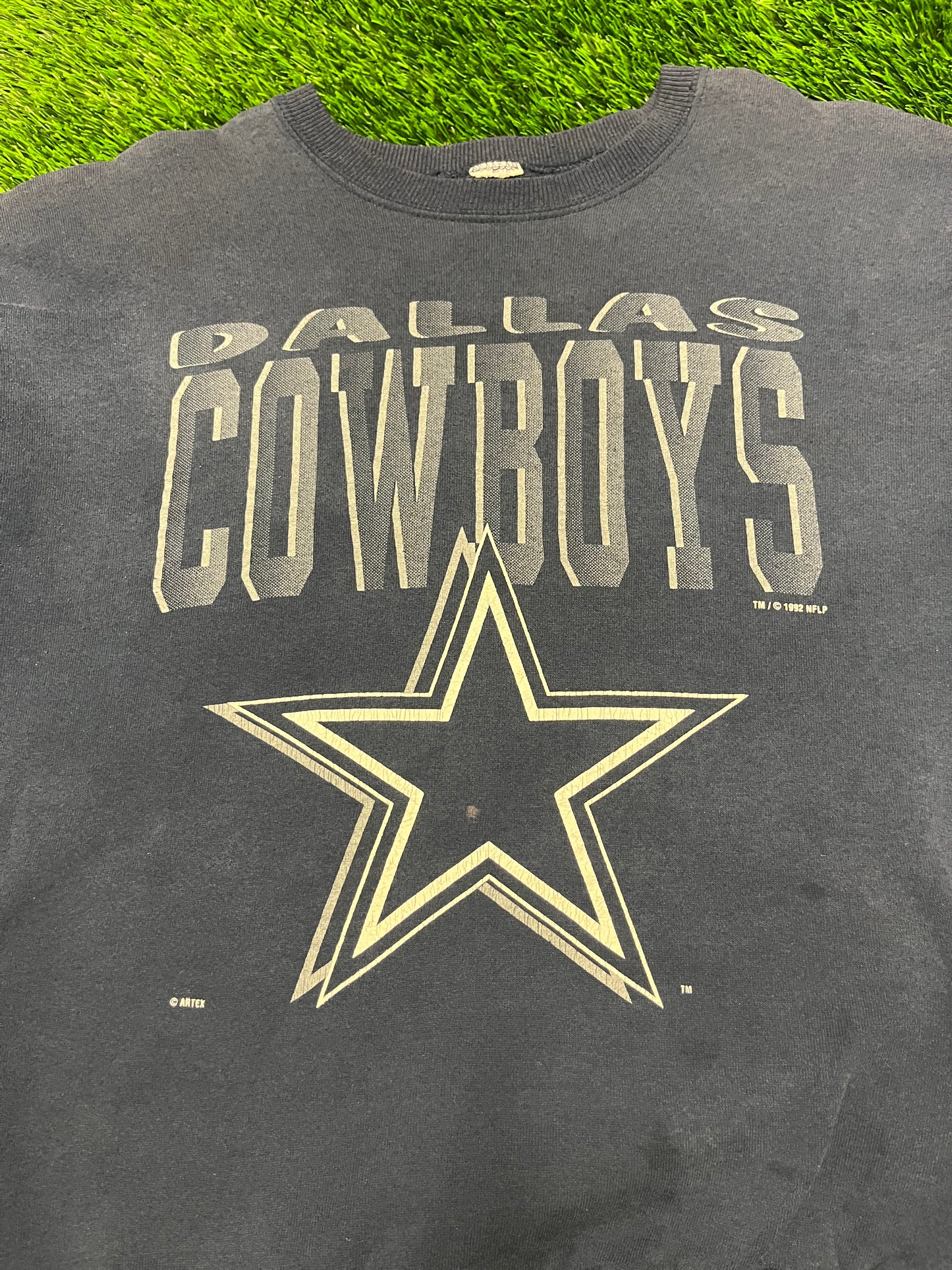 1992 Dallas Cowboys Faded Artex Crewneck (XL)