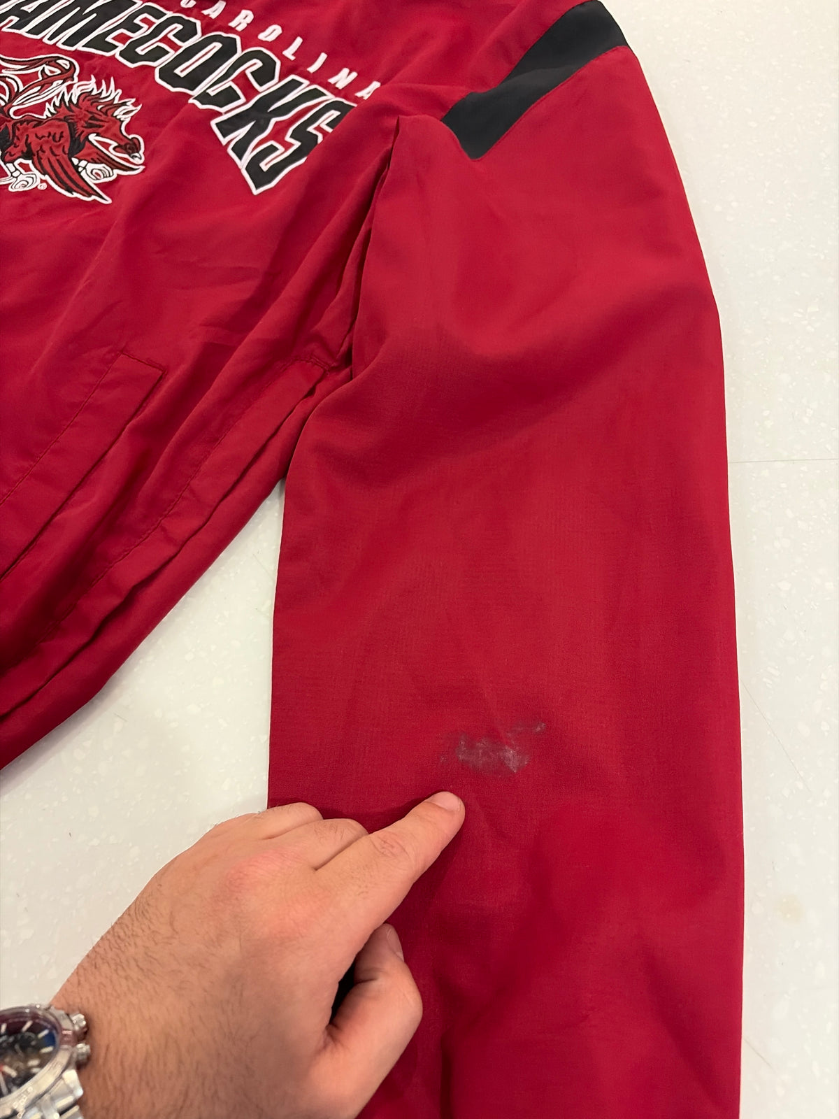 00s University of South Carolina (USC) Gamecocks G-III Windbreaker (L)