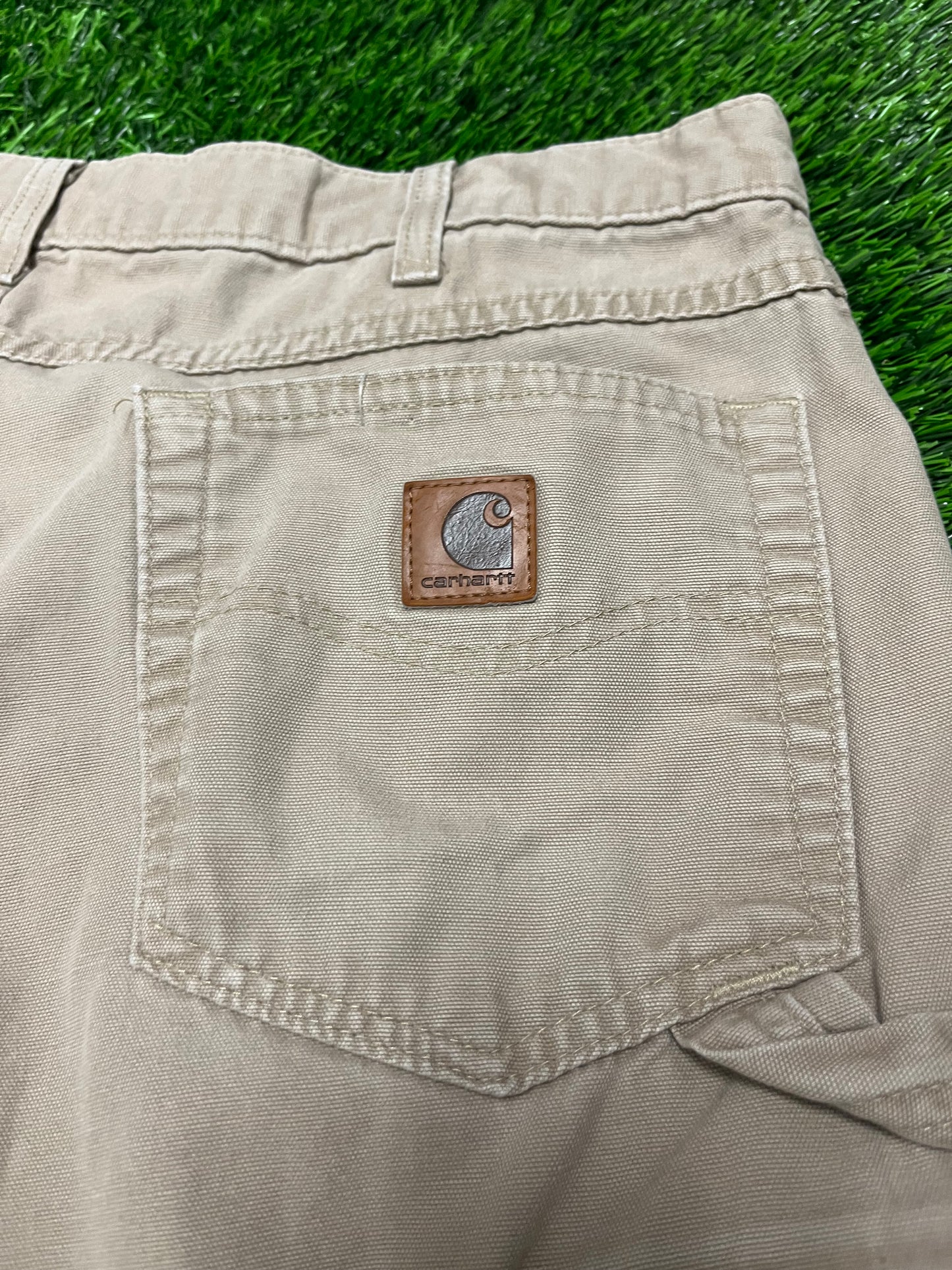 Carhartt Beige Carpenter Workwear Carpenter Pants (36 x 30)