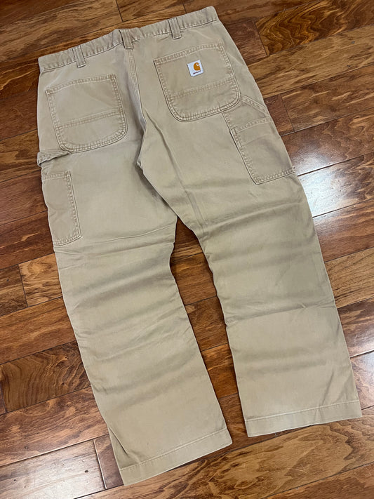 2017 Carhartt Tan Carpenter Pants (36 x 30)