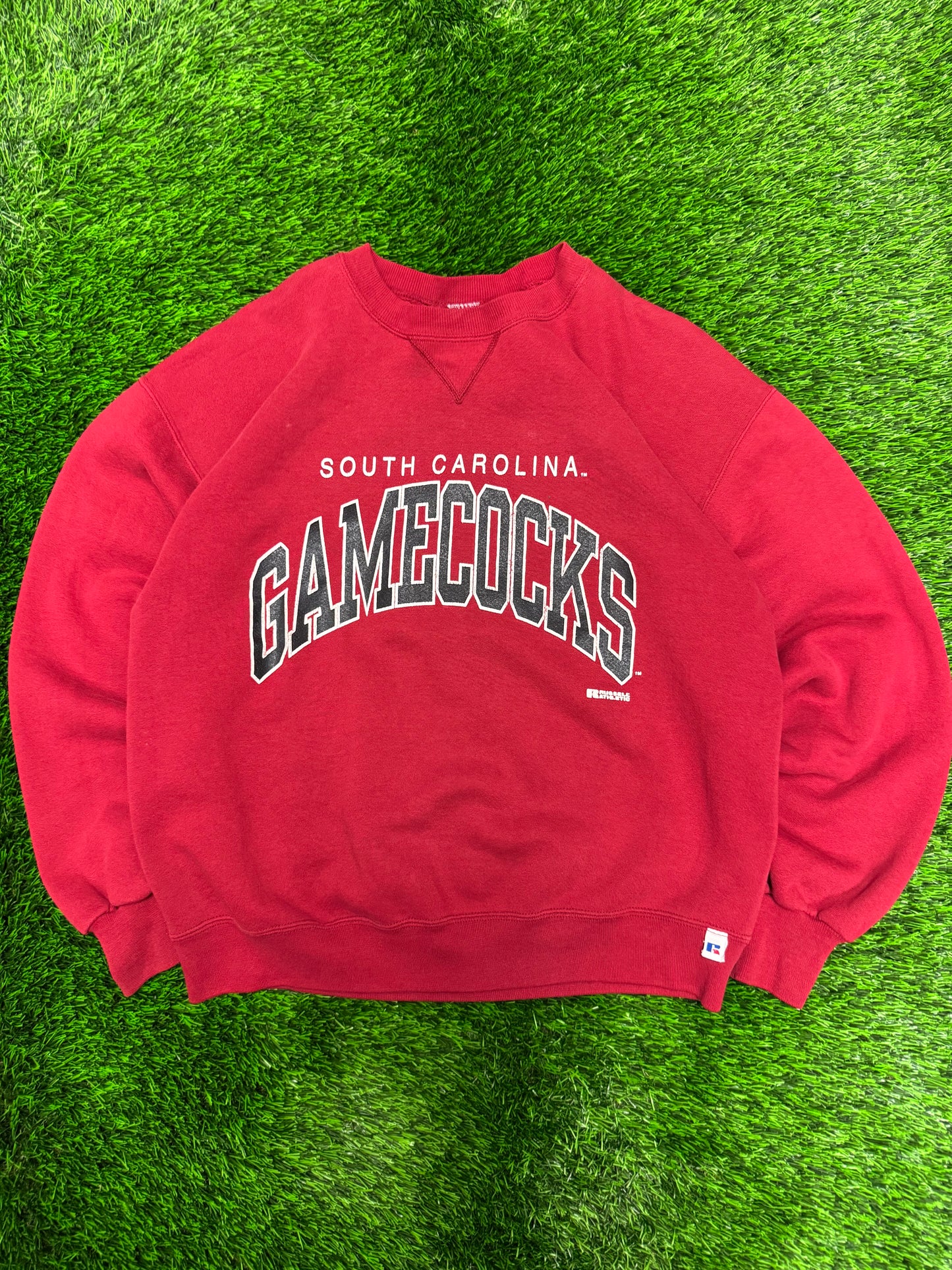 90s University of South Carolina USC Gamecocks Russell Vintage Crewneck (L)