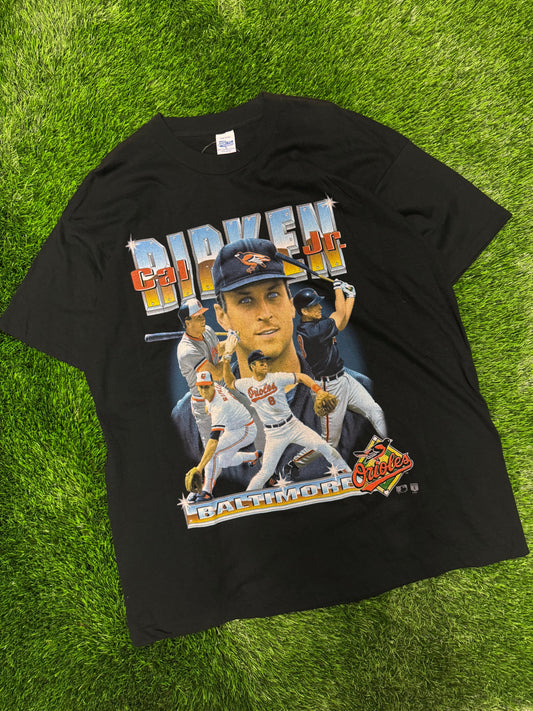 1995 Cal Ripken Jr. Salem Baltimore Orioles Deadstock Vintage MLB Tee (XL)