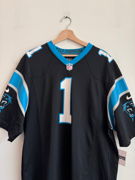 2010s Carolina Panthers Cam Newton Nike Home Jersey (XL)
