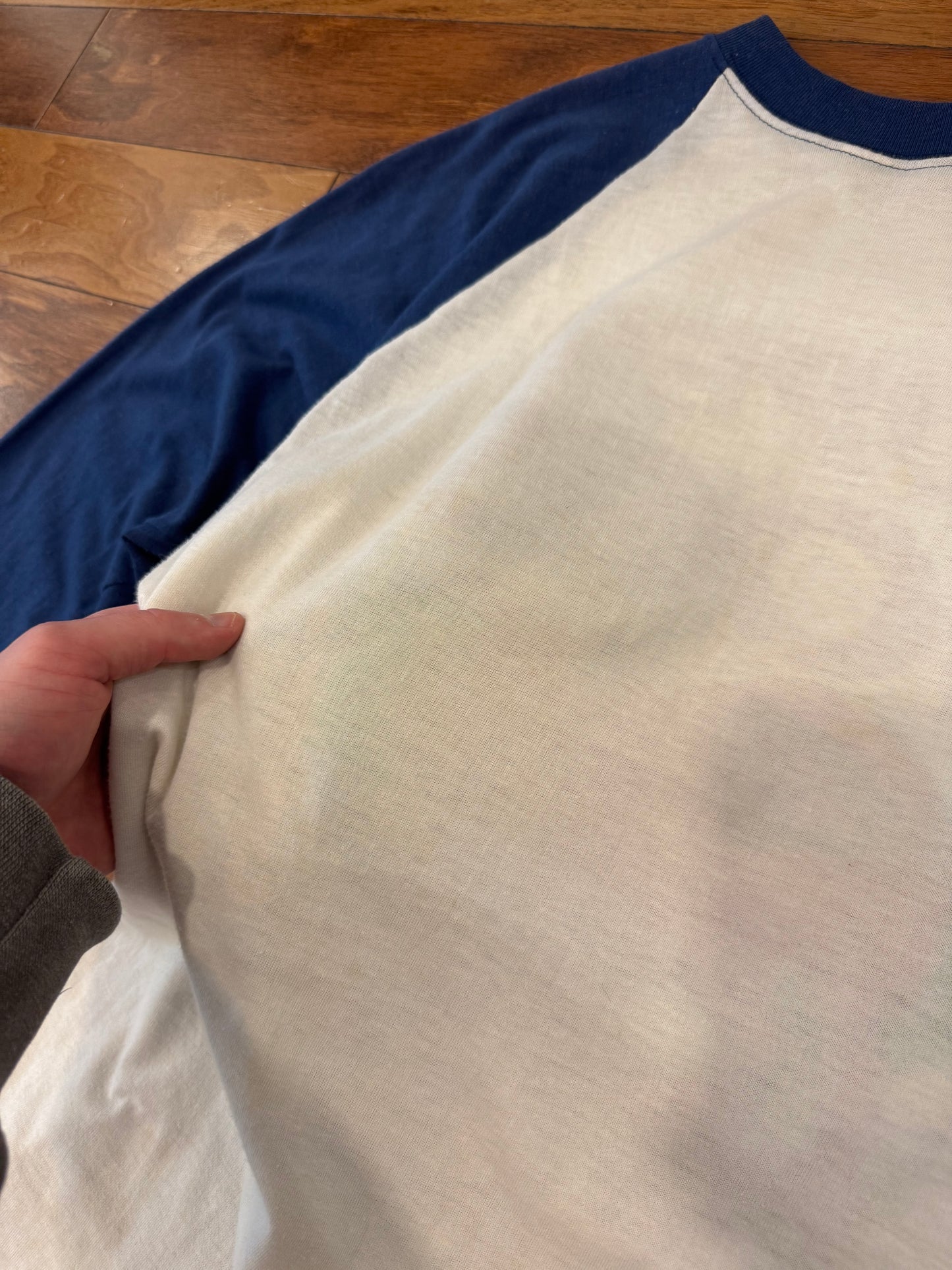 1983 Washington Redskins Vintage Rose Bowl Super Hogs Raglan Tee (M)