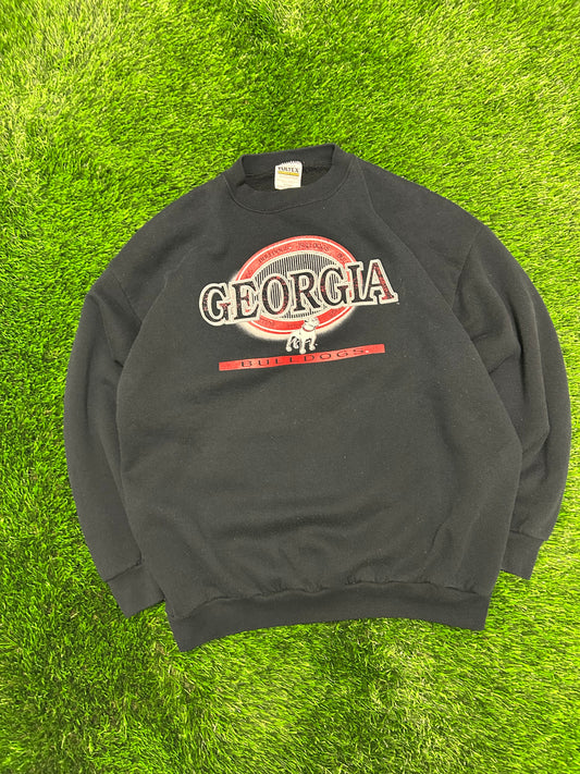 90s University of Georgia Bulldogs Spell Out Vintage Crewneck (XL)