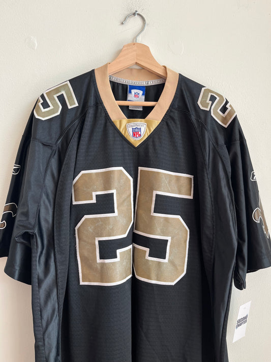 00s New Orleans Saints Reggie Bush Stitched Reebok Jersey (XL)