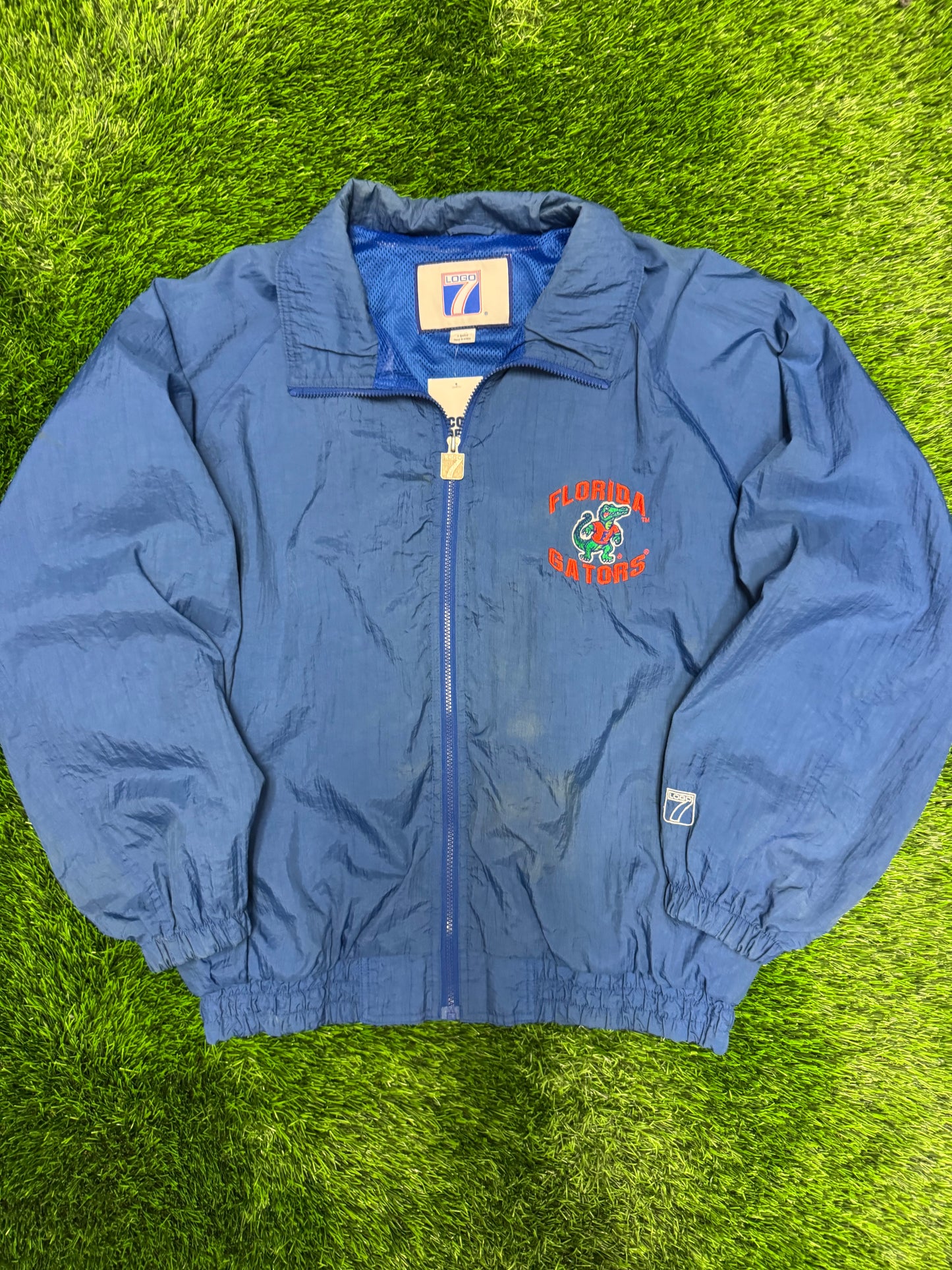 90s University of Florida (UF) Gators Logo 7 Windbreaker (XL)