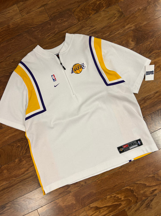 00s LA Lakers Vintage Nike Warm Up Jersey (XXL)