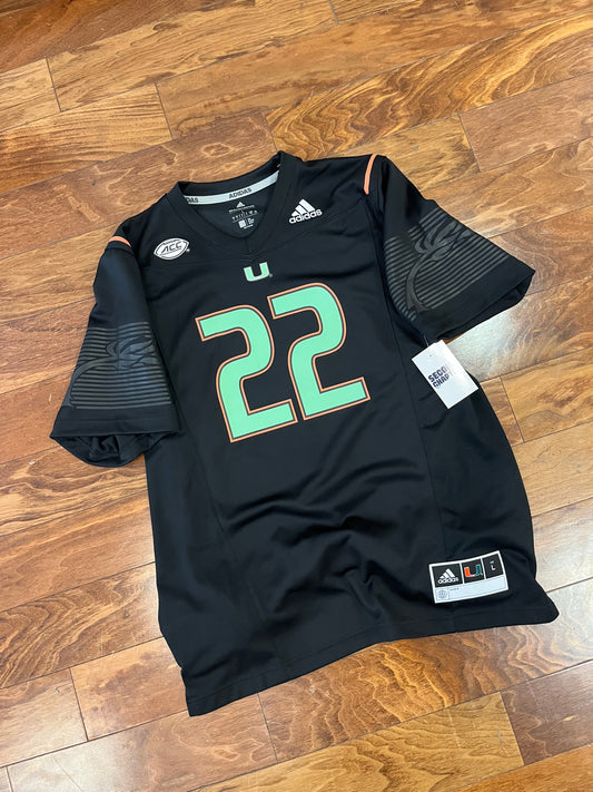 2023 Miami Hurricanes Alternate Football Jersey (L)