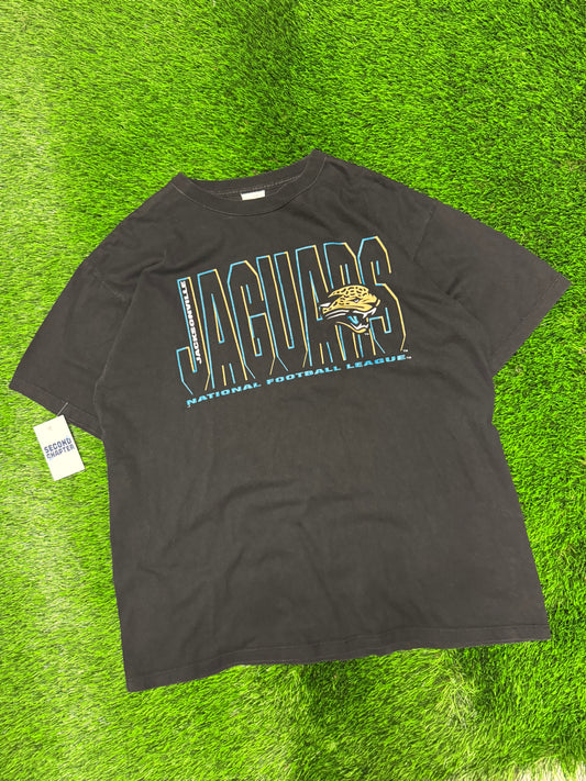 Jacksonville Jaguars Majestic Spell Out Tee (XL)