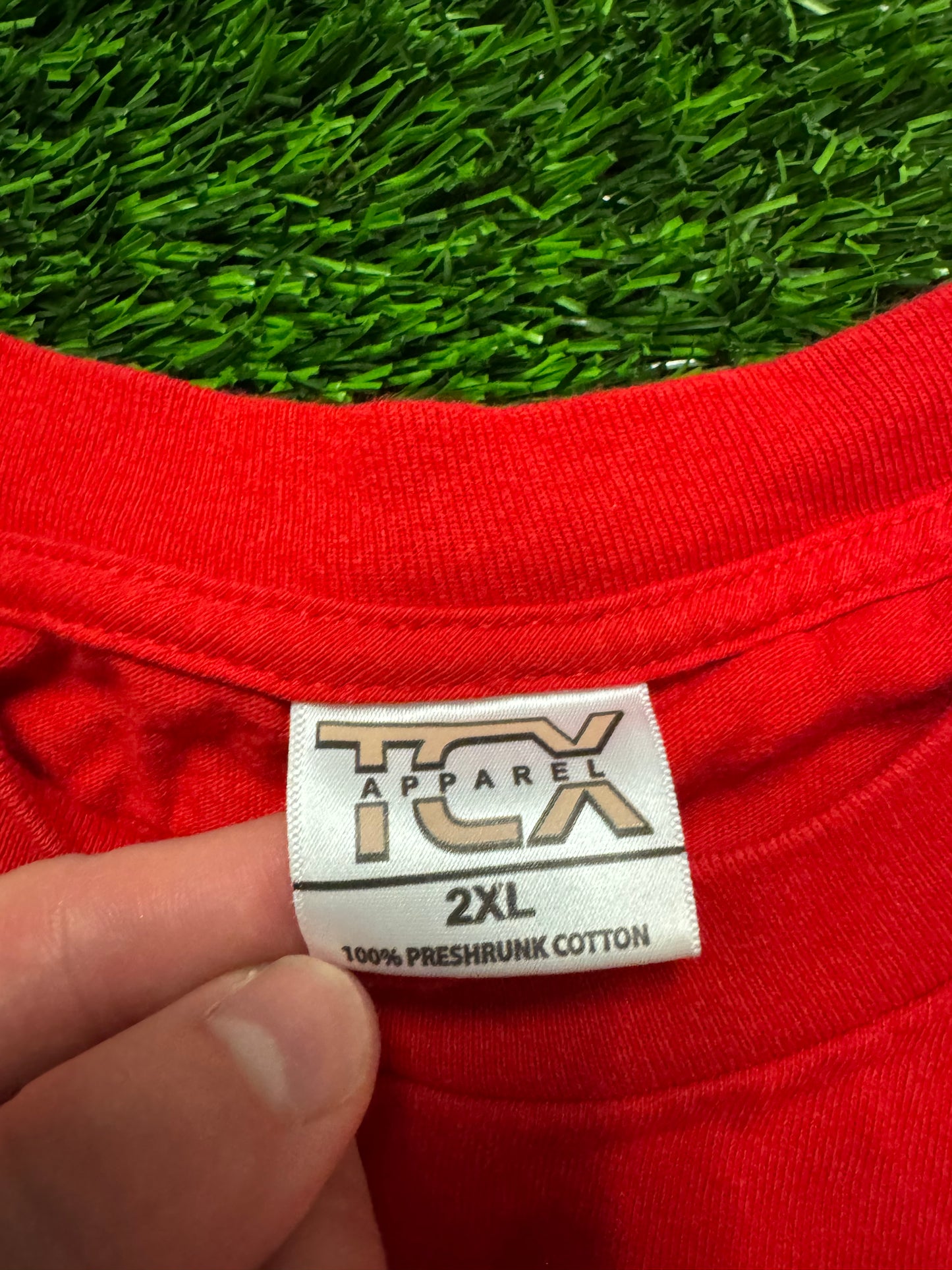 90s NC State Wolfpack Big Spell Out Vintage Tee (XXL)