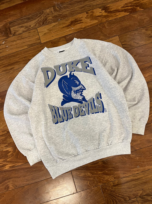 90s Duke Blue Devils Tultex Crewneck (L)