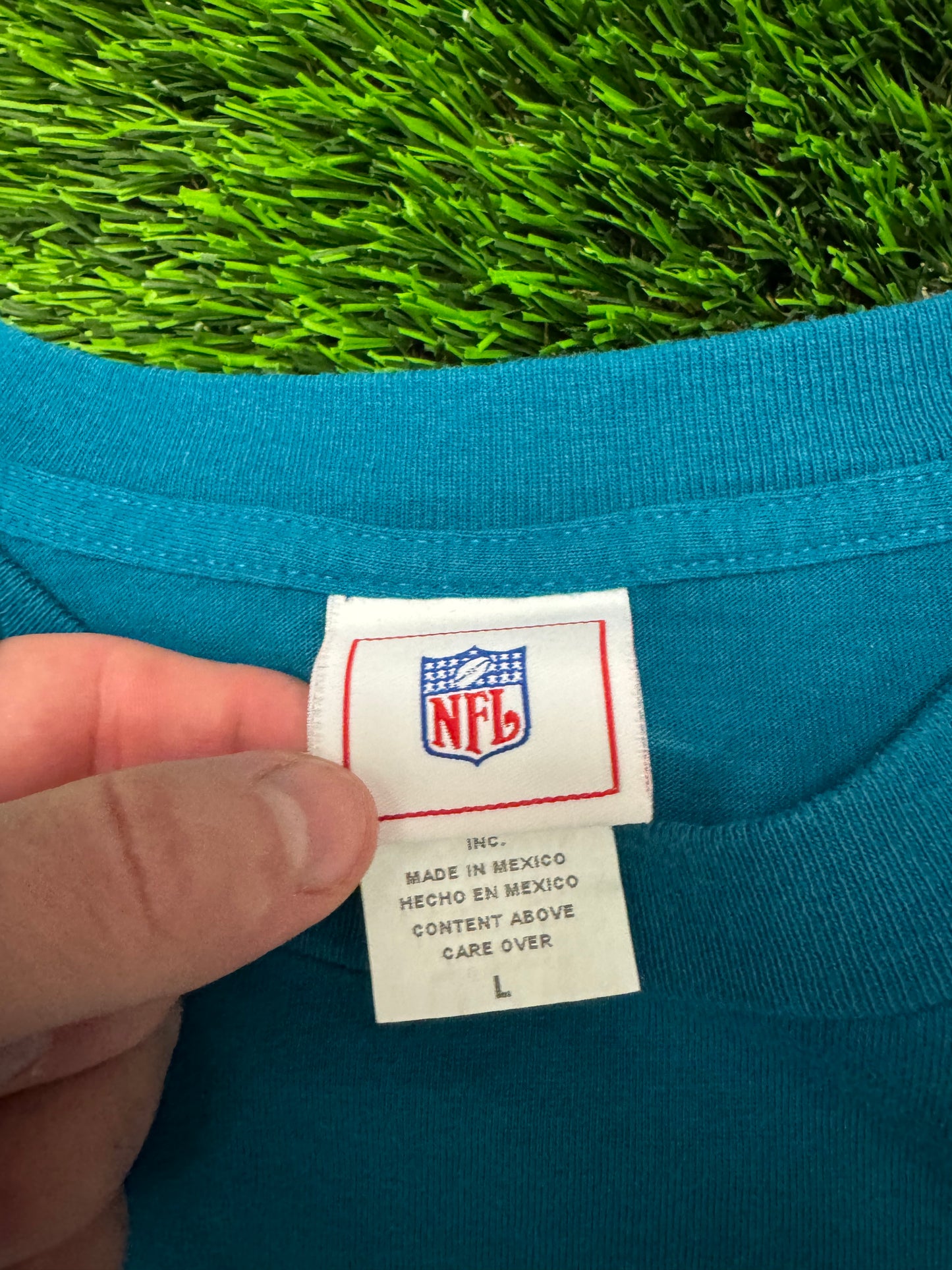 2002 Jacksonville Jaguars NFL Logo Tee (L)