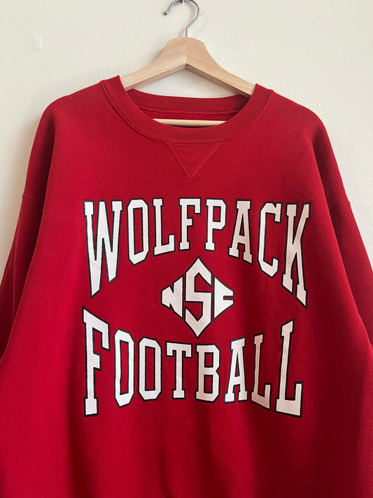 1990s North Carolina State University Wolfpack Football Russell Crewneck (XL)