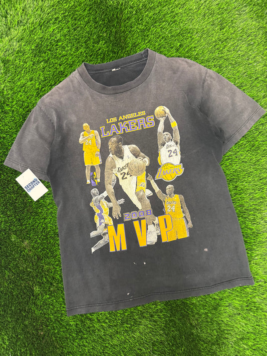 2008 Kobe Bryant Los Angeles Lakers Vintage Faded Tee (XL)