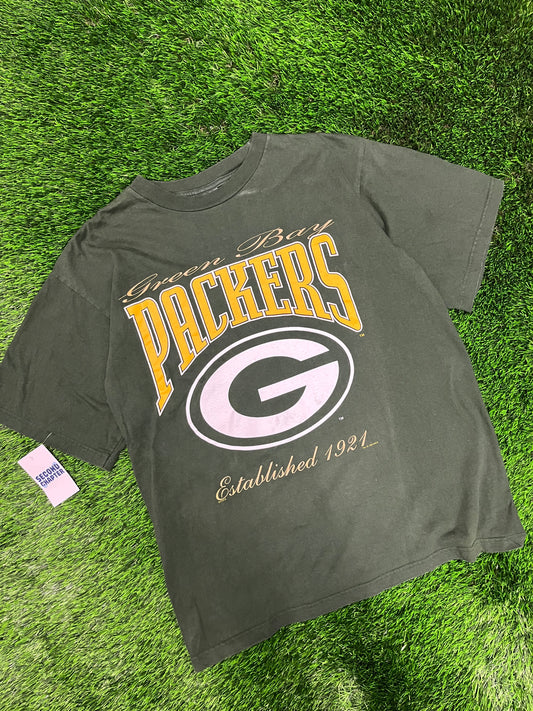 1997 Green Bay Packers Champs Green Tee (XL)