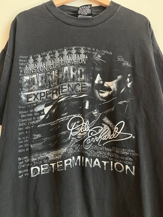1998 Nascar Dale Earnhardt Determination Black Tee (XL)