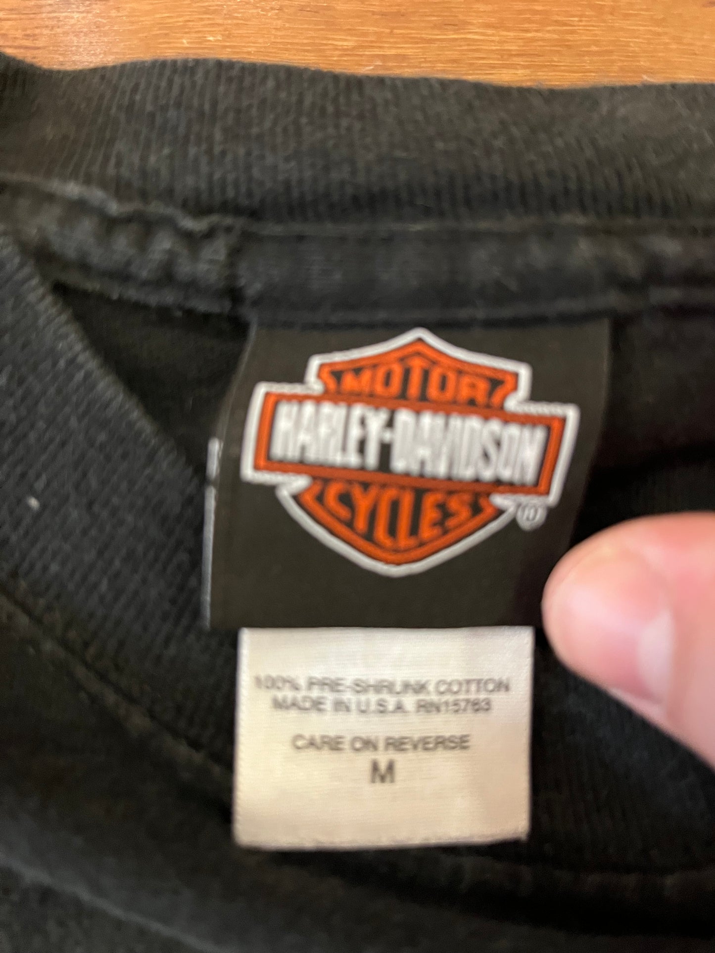 2008 Harley Davidson "Smoke Em" Black Tee (M)