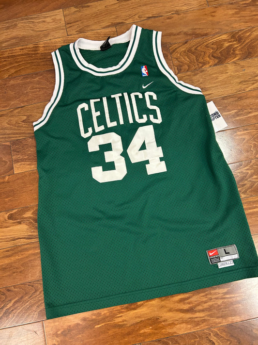 00s Boston Celtics Paul Pierce #34 Nike Jersey (L)