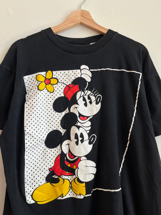 80s Disney Mickey & Minnie Tee (L)