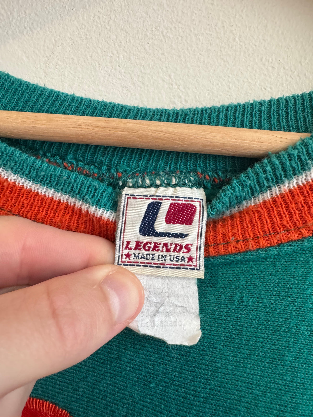 90s Miami Dolphins Sleeve to Sleeve Legends Crewneck (XL)