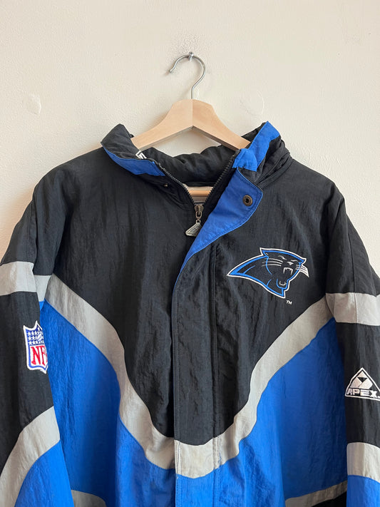 90s Carolina Panthers Apex One Puffer Jacket (L)