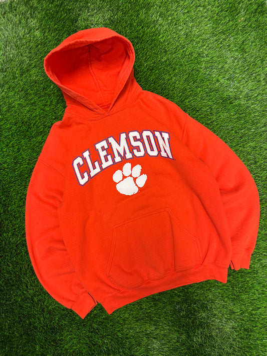 00s Clemson University Spell Out Vintage Hoodie (M)