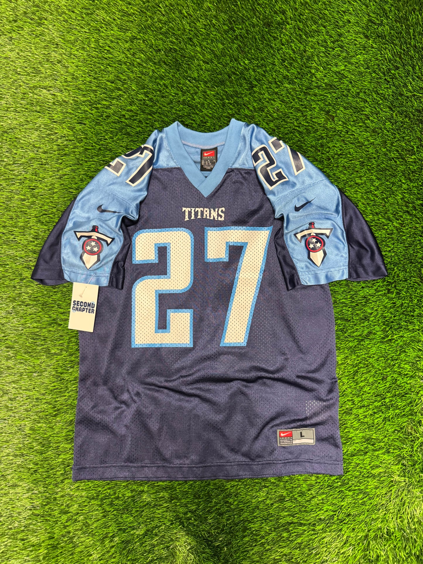 Tennessee Titans Eddie George #27 Nike Jersey (Youth L)