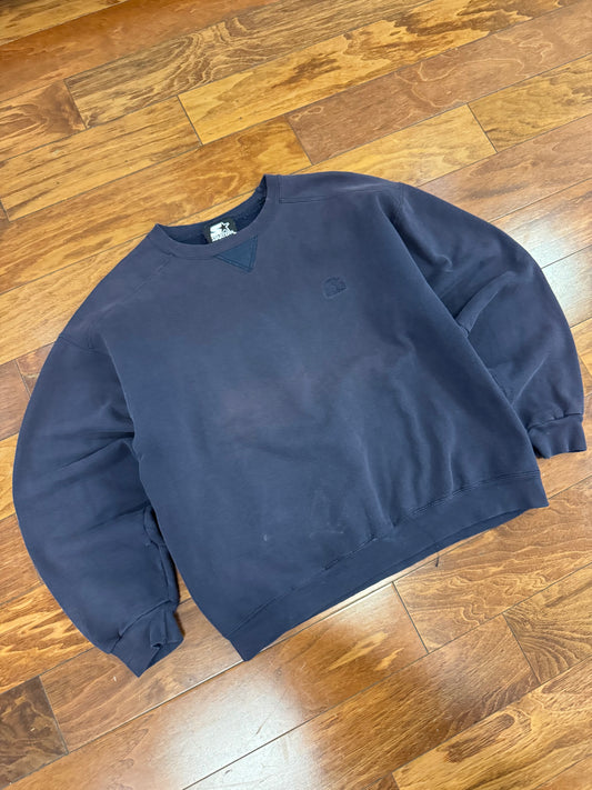00s Starter Faded Blue Essential Crewneck (M)