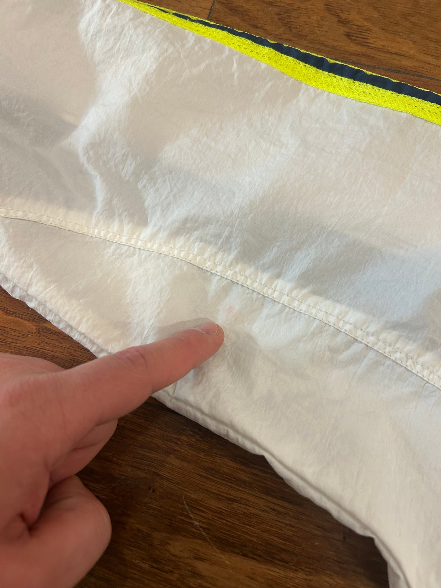 90s Adidas Neon/White Vintage Windbreaker (M)