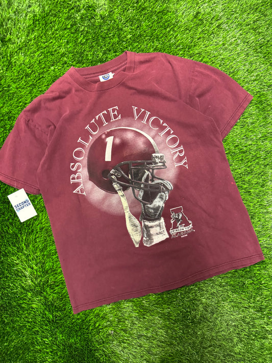 1996 University of Alabama Vintage Helmet "Absolute Victory" Tee (XL)