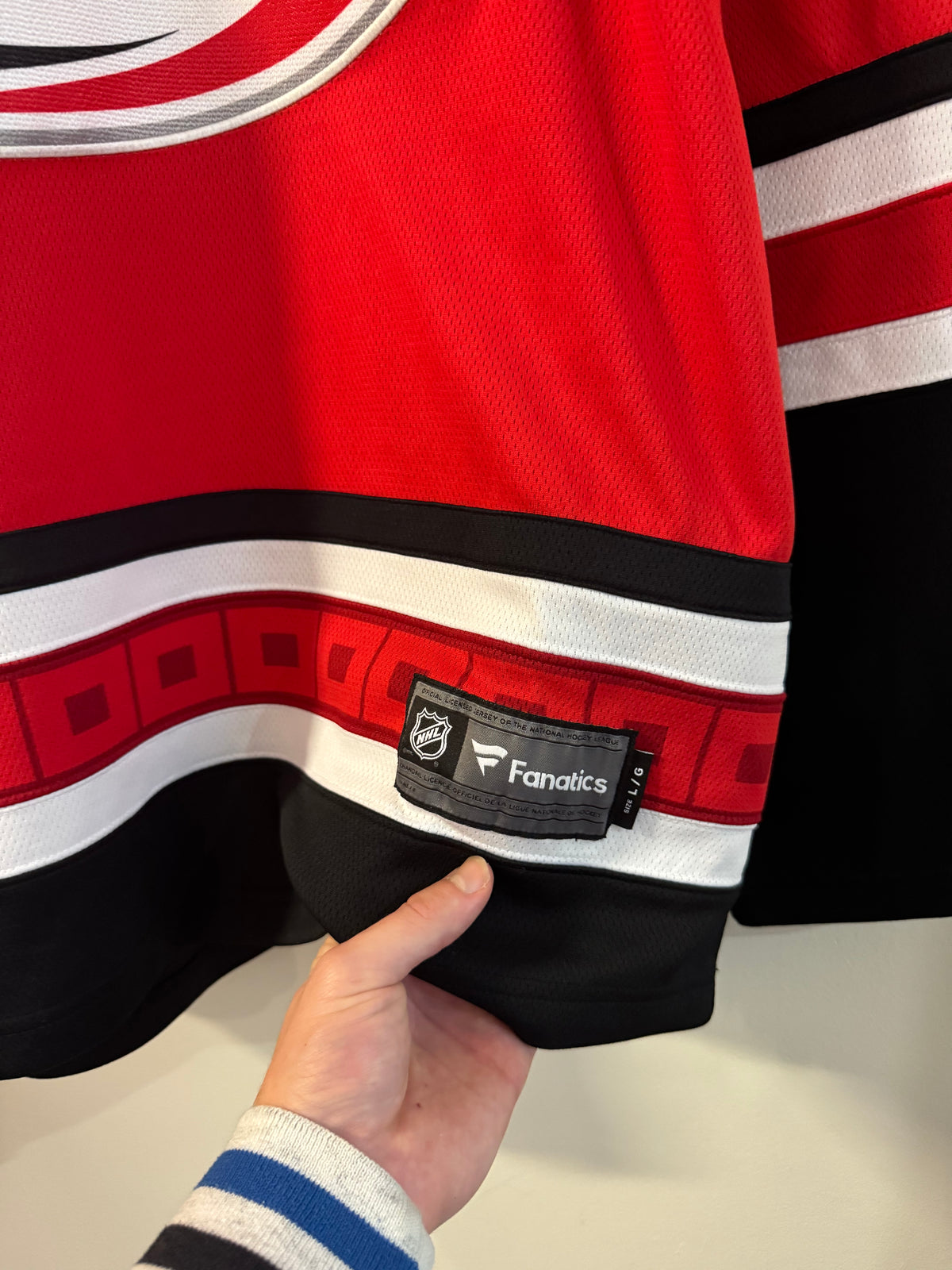 Carolina Hurricanes Andrei Svechnikov Fanatics NHL Hockey Red Home Jersey (L)
