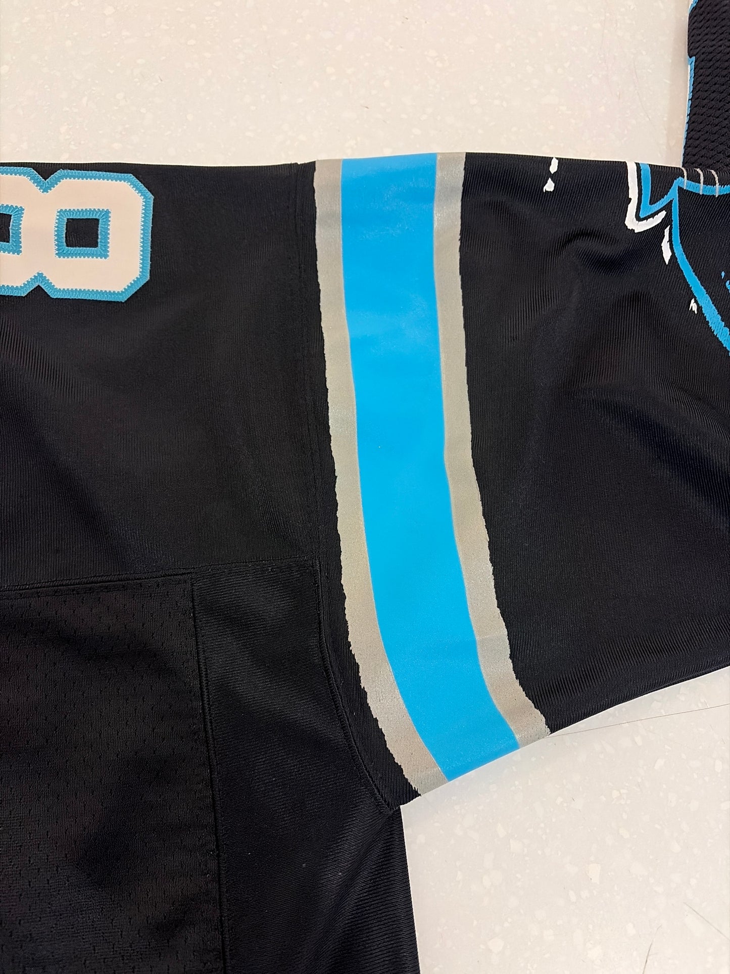 00s Carolina Panthers Steve Smith Stitched Reebok Jersey (XXL)