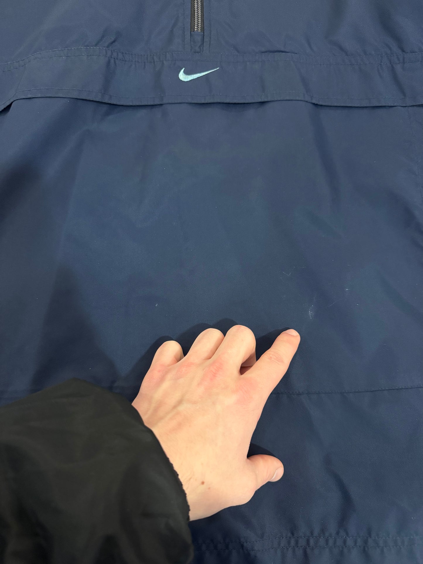 00s Nike Navy Parka Windbreaker (XL)