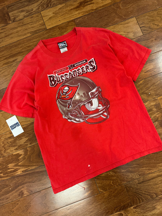00s Tampa Bay Buccaneers Red Helmet Tee (S)