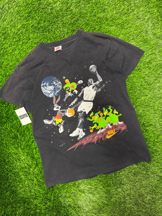1993 Nike Michael Jordan Space Jam Looney Tunes Vintage Tee (XL)