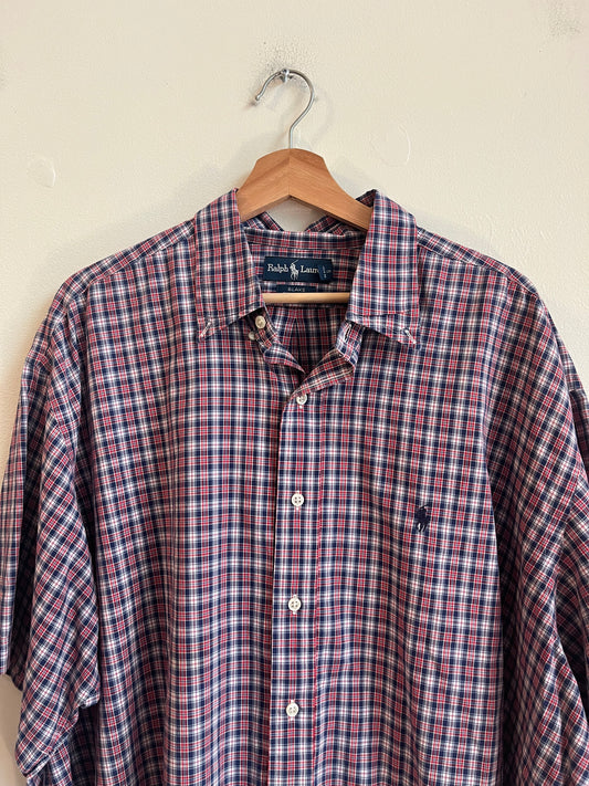 00s Polo Ralph Lauren Cropped Essential Polo Shirt (XXL)
