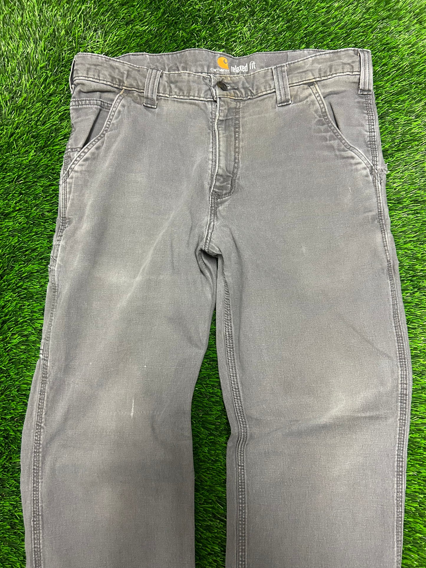 Carhartt Faded Grey Workwear Pants (34 x 32)