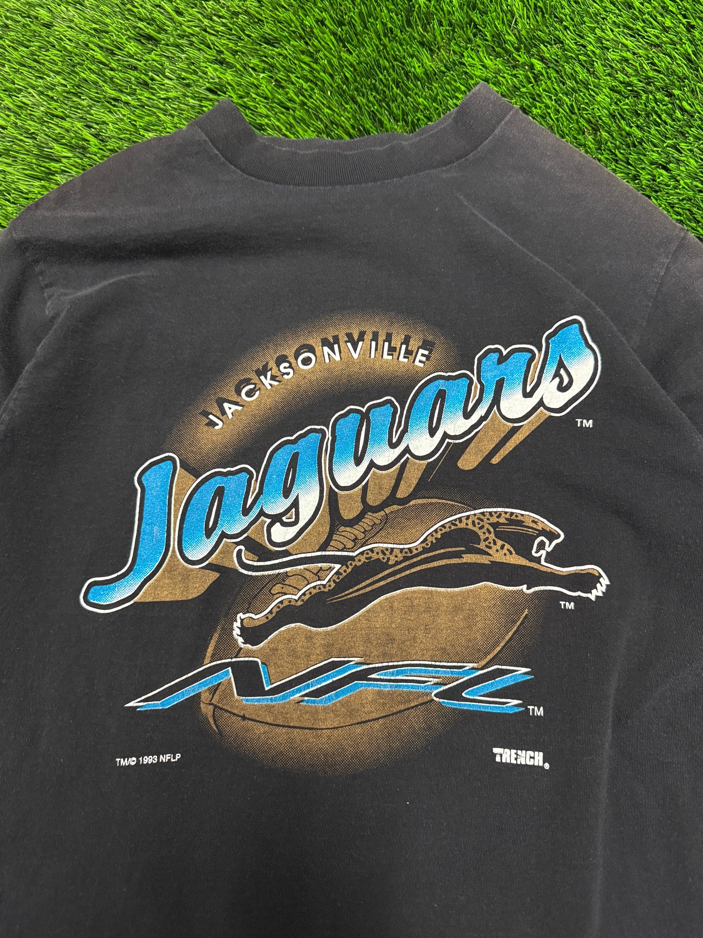 1993 Jacksonville Jaguars Trench Vintage Tee (M)
