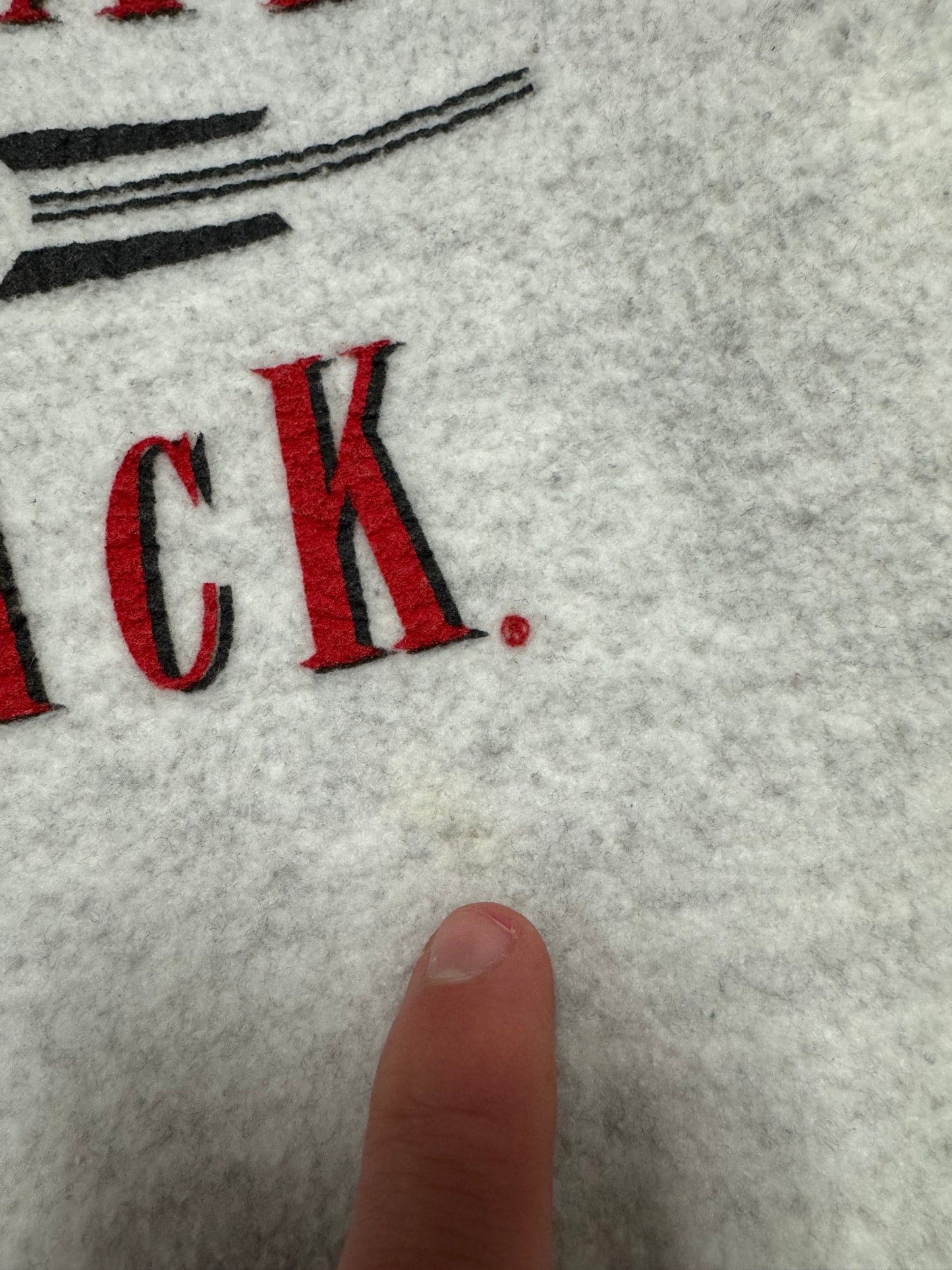 90s NC State University Wolfpack Fleece Spell Out Vintage Crewneck (S)