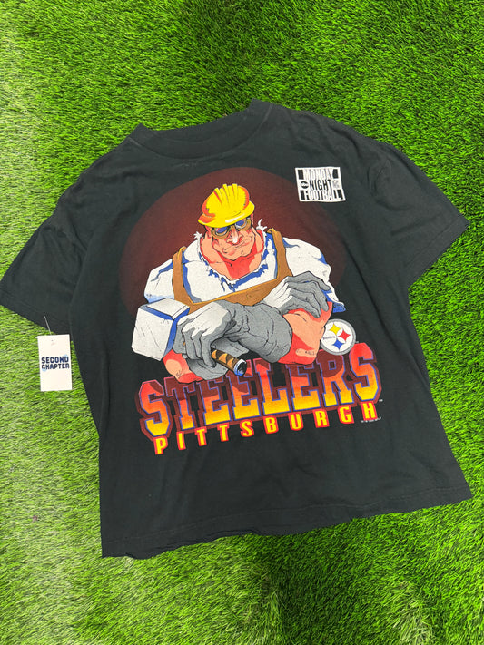 1998 Pittsburgh Steelers Monday Night Football Tee (M)
