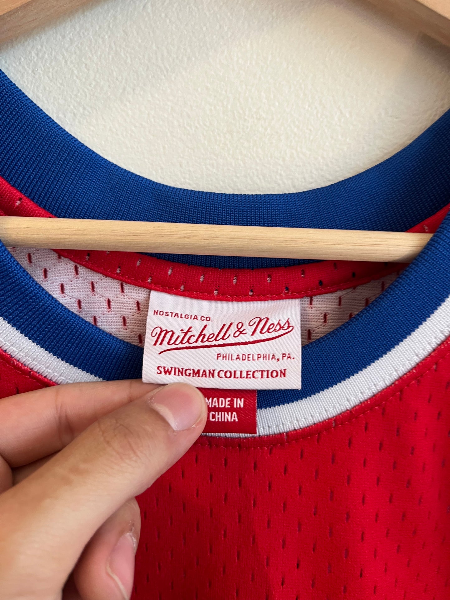 Washington Bullets Chris Webber Mitchell & Ness NBA Jersey (M)